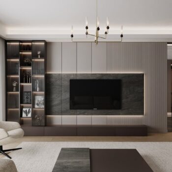 Entertainment media wall unite