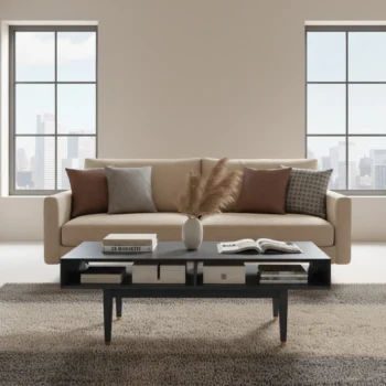 UrbanEdge Modern Storage Coffee Table