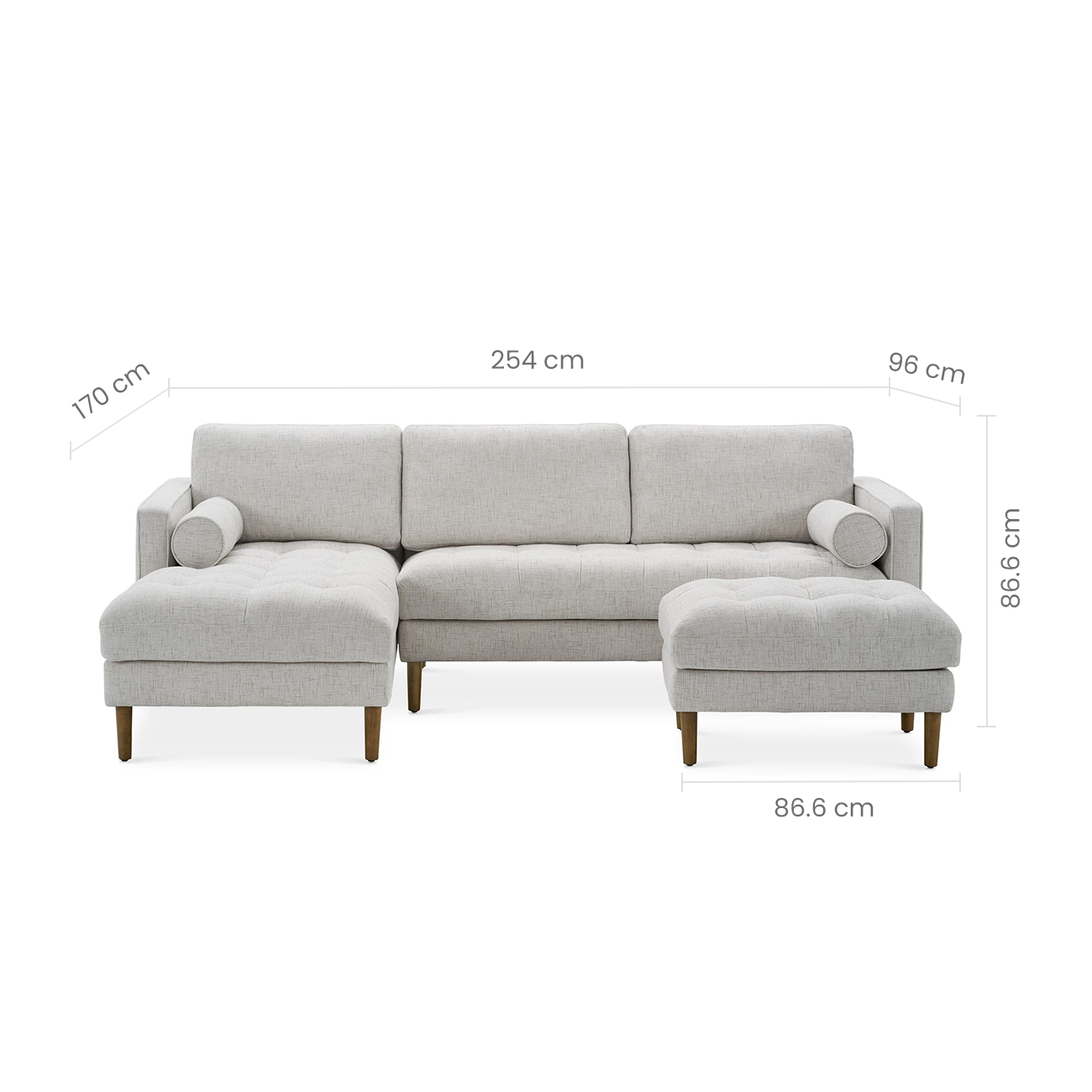444 Brixton Elite Lounge Sectional Sofa