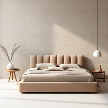 Melina Tufted Wingback Bed