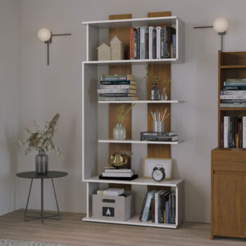 The Linear Arc  5-Tier Architectural Bookshelf